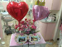 ケーキ&お花(スタッフ一同より)