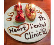 ケーキ&お花(スタッフ一同より)