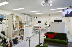 バリアフリー設計の診療室